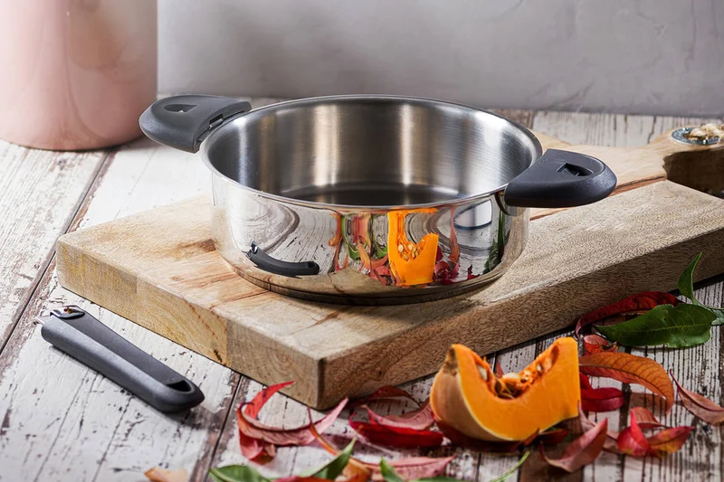 Sauteuse Cristel Mutine amovible en inox 3 plis