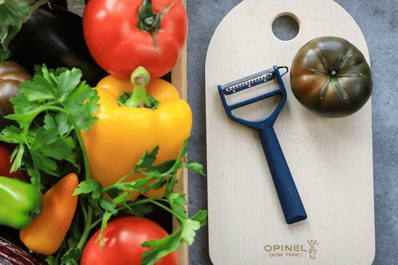 Éplucheur Opinel T-Duo double lames microdentée et julienne