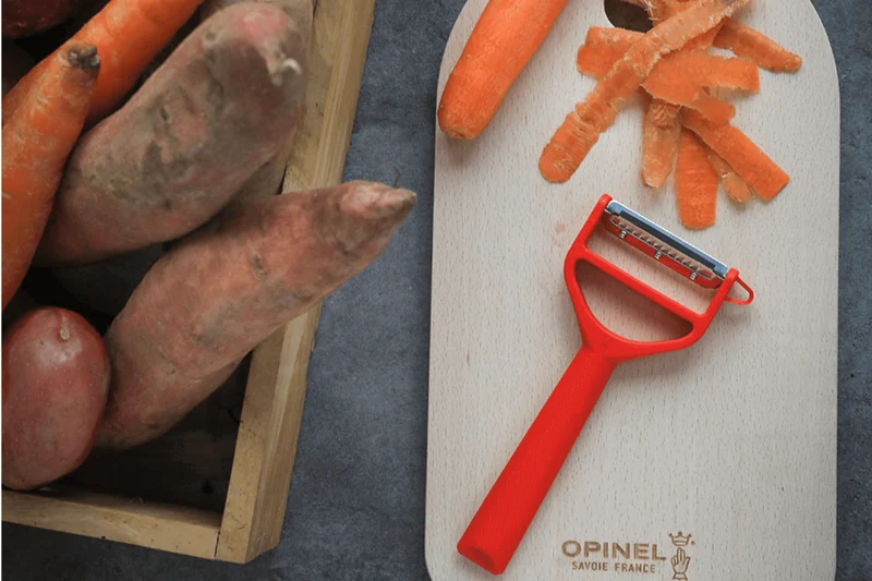 Éplucheur Opinel T-Duo double lames microdentée et julienne