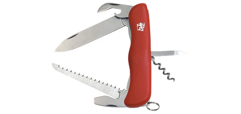 Couteau Rouge Multifonctions Mikov