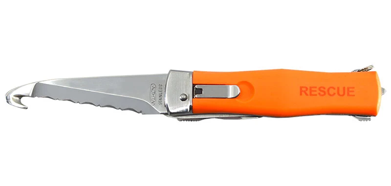 Couteau Orange Rescue II Mikov