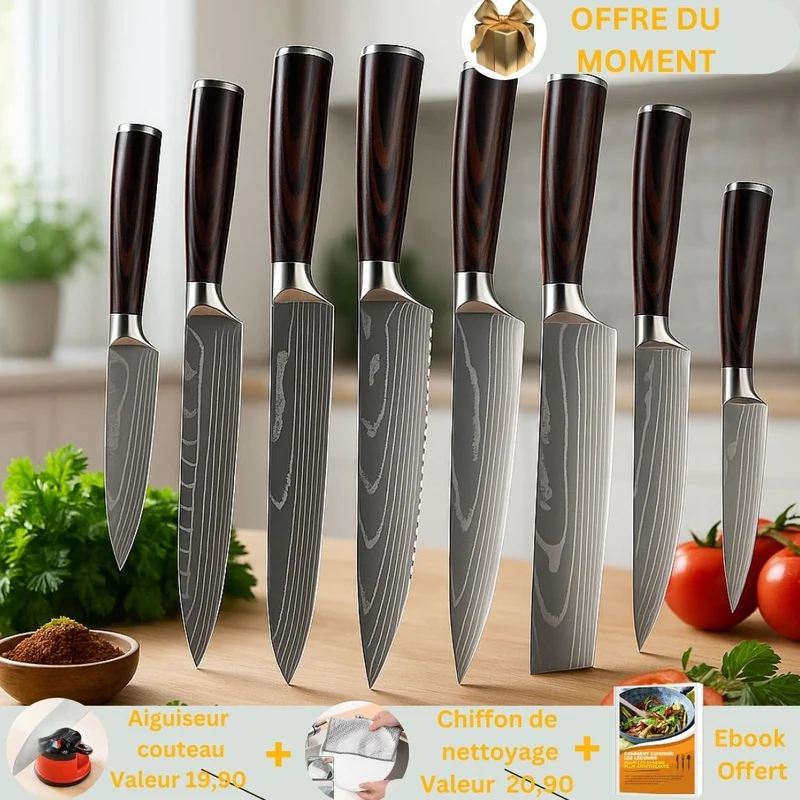 Set de couteaux de cuisine｜Librecook ™