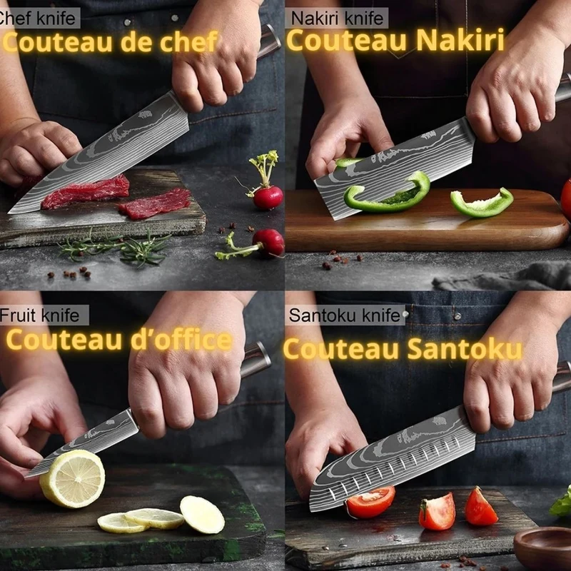 Set de couteaux de cuisine｜Librecook ™