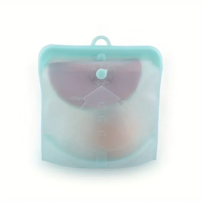 Sachets Silicone Réutilisables - Lot de 6 Pièces Hermétiques