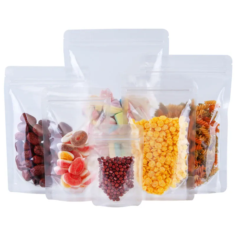 Sachets Zip Alimentaires Transparent - Lot de 50