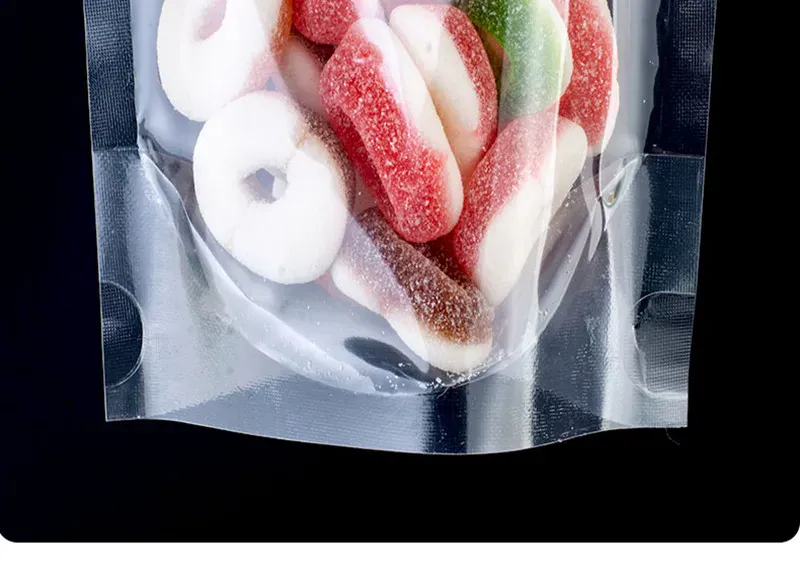 Sachets Zip Alimentaires Transparent - Lot de 50