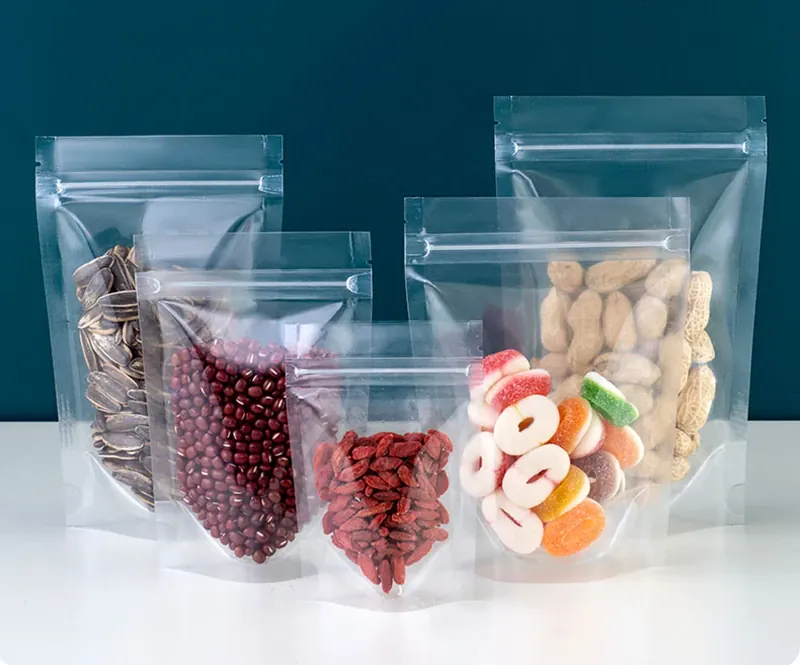 Sachets Zip Alimentaires Transparent - Lot de 50