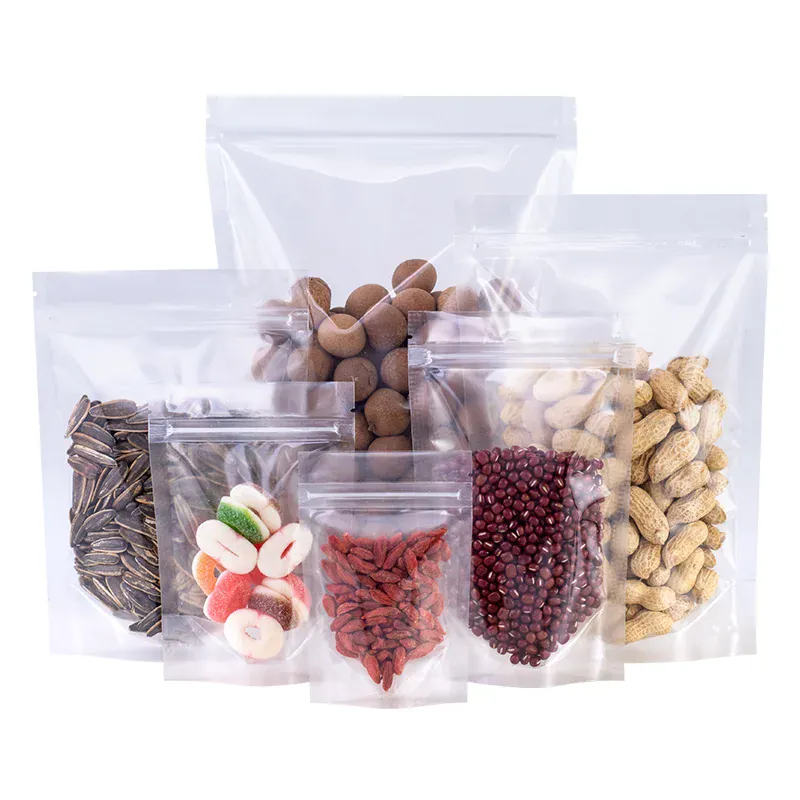 Sachets Zip Alimentaires Transparent - Lot de 50