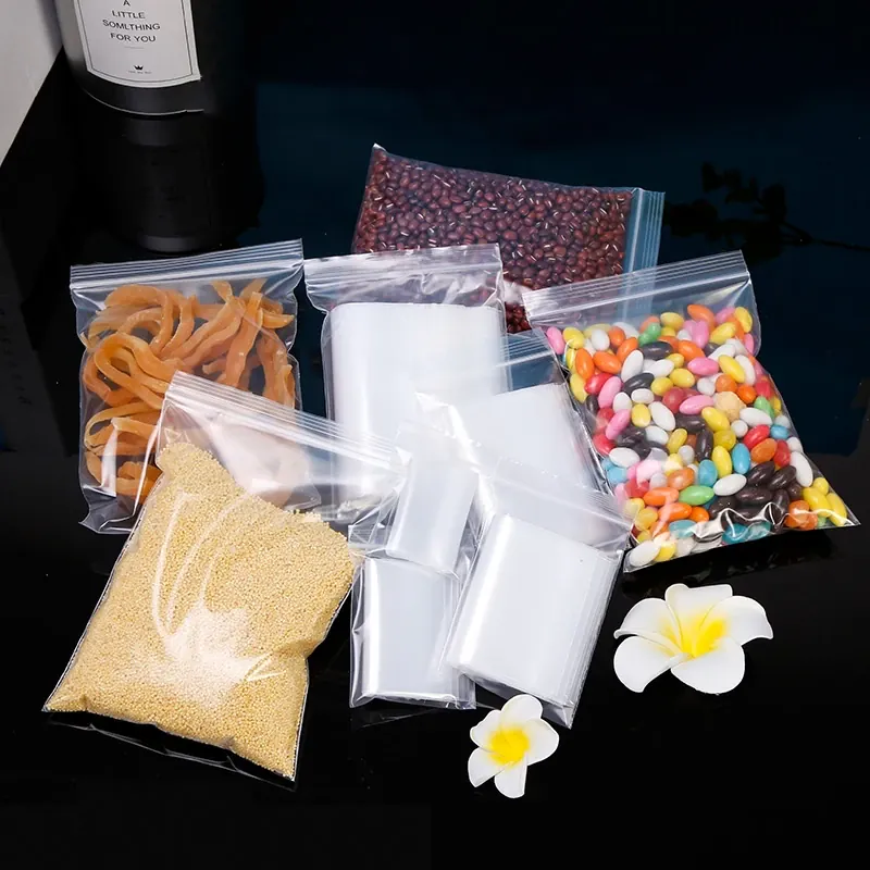 Sachets Zip Transparent Réutilisables Hermétiques