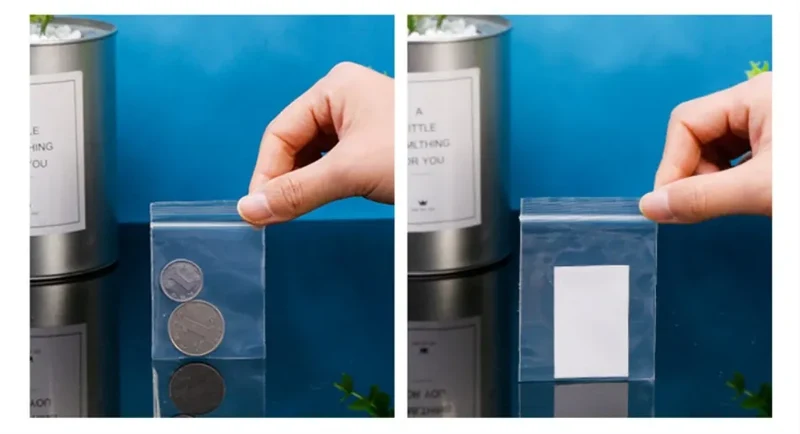 Sachets Zip Transparent Réutilisables Hermétiques