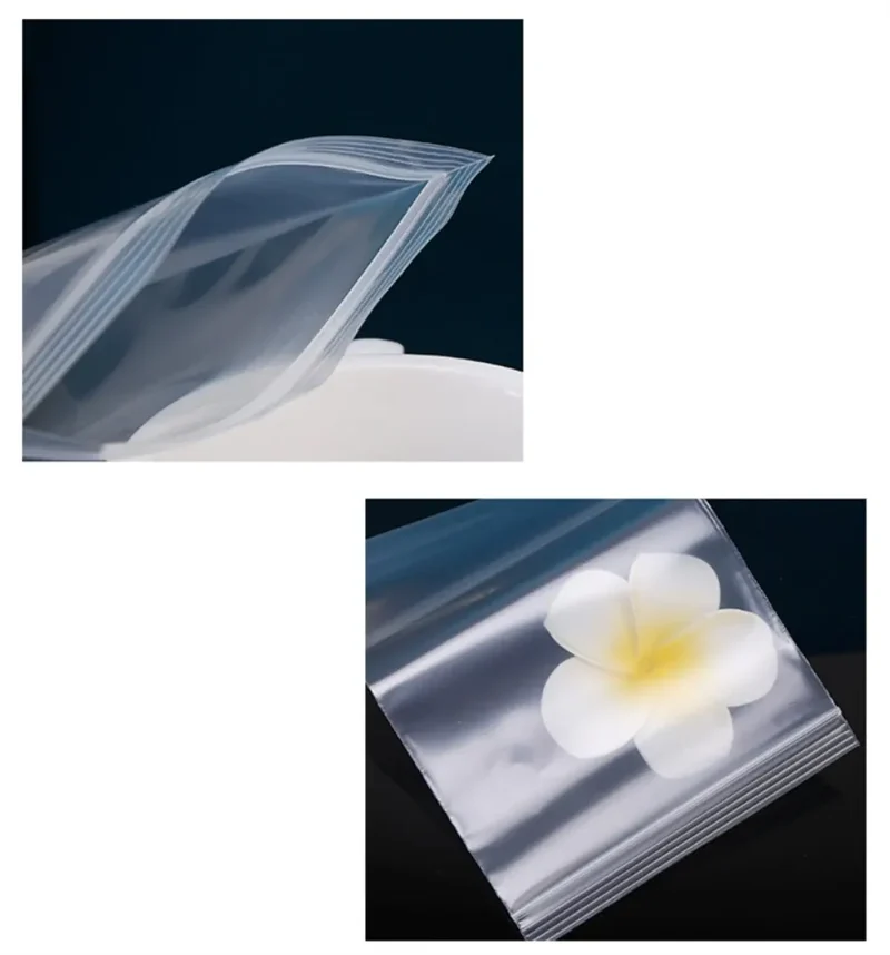 Sachets Zip Transparent Réutilisables Hermétiques