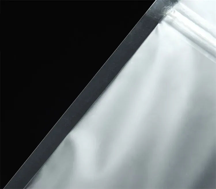 Sachets Zip Alimentaires Matériau Mat Transparent - Lots de 50 à 100