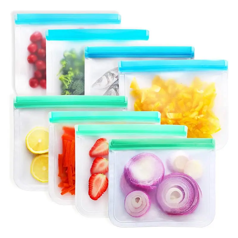 Sachets Silicone Réutilisables Anti-Fuite