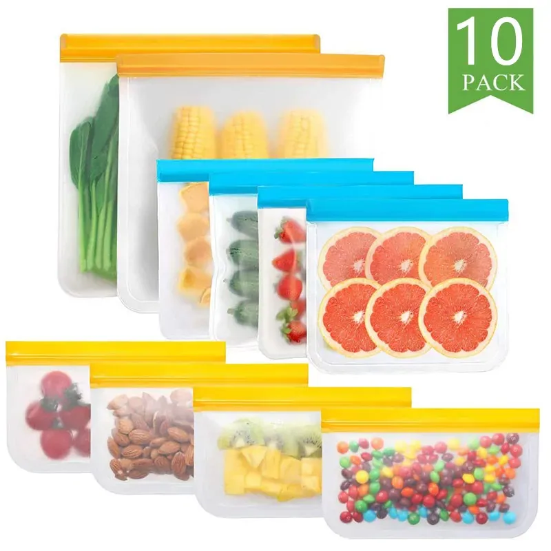 Sachets Silicone Réutilisables Anti-Fuite