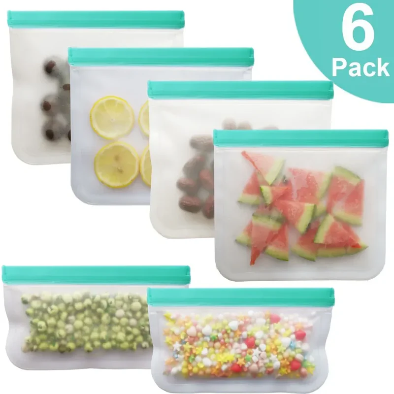 Sachets Silicone Réutilisables Anti-Fuite
