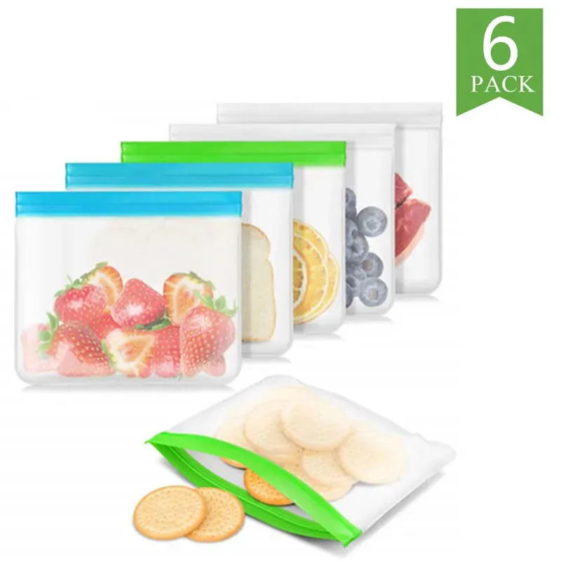 Sachets Silicone Réutilisables Anti-Fuite