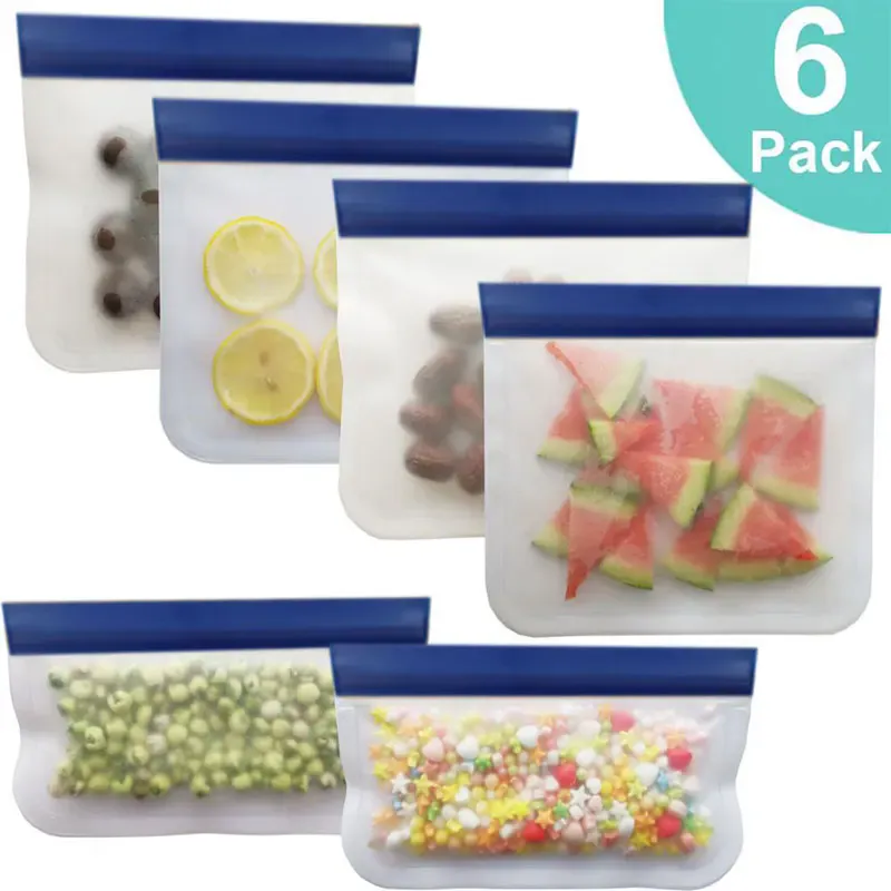 Sachets Silicone Réutilisables Anti-Fuite