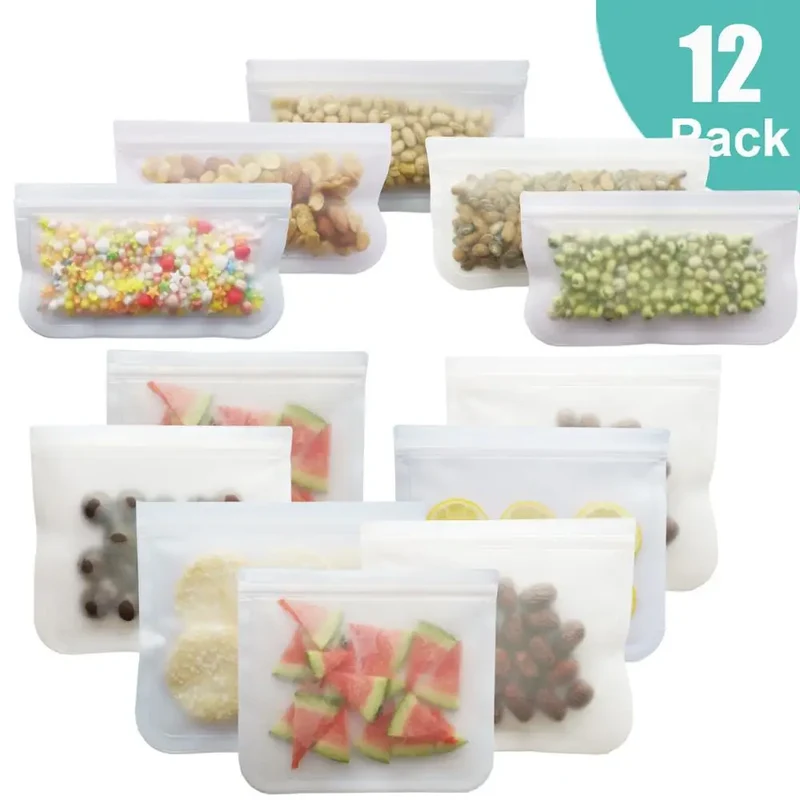 Sachets Silicone Réutilisables Anti-Fuite