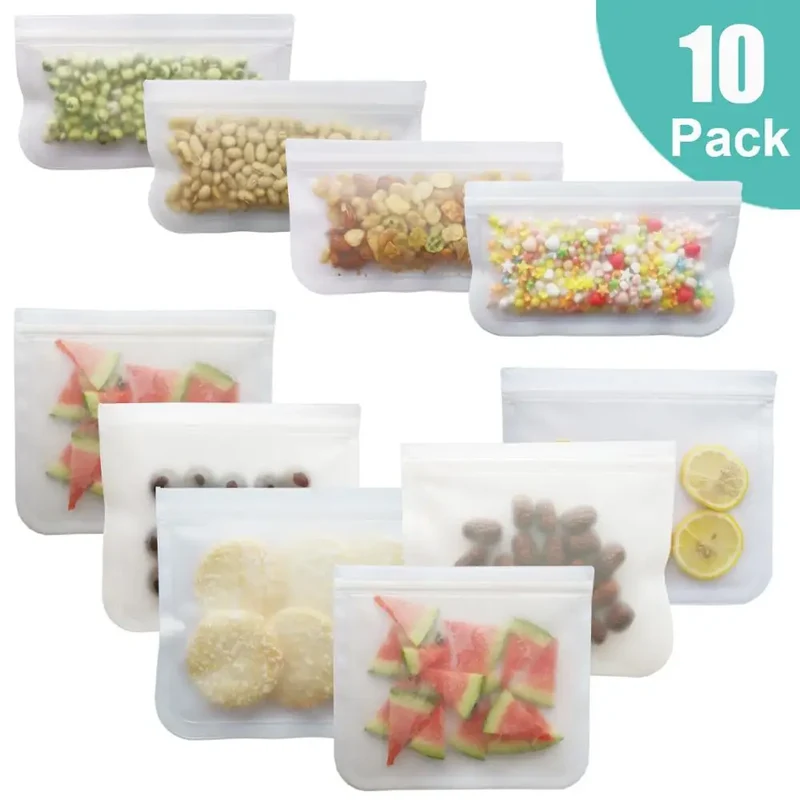 Sachets Silicone Réutilisables Anti-Fuite