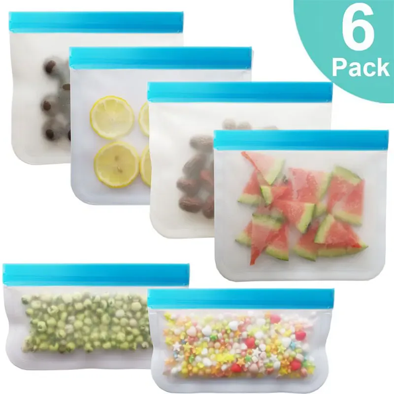 Sachets Silicone Réutilisables Anti-Fuite