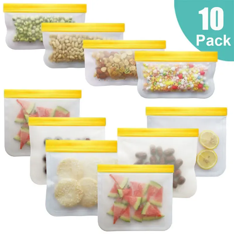 Sachets Silicone Réutilisables Anti-Fuite