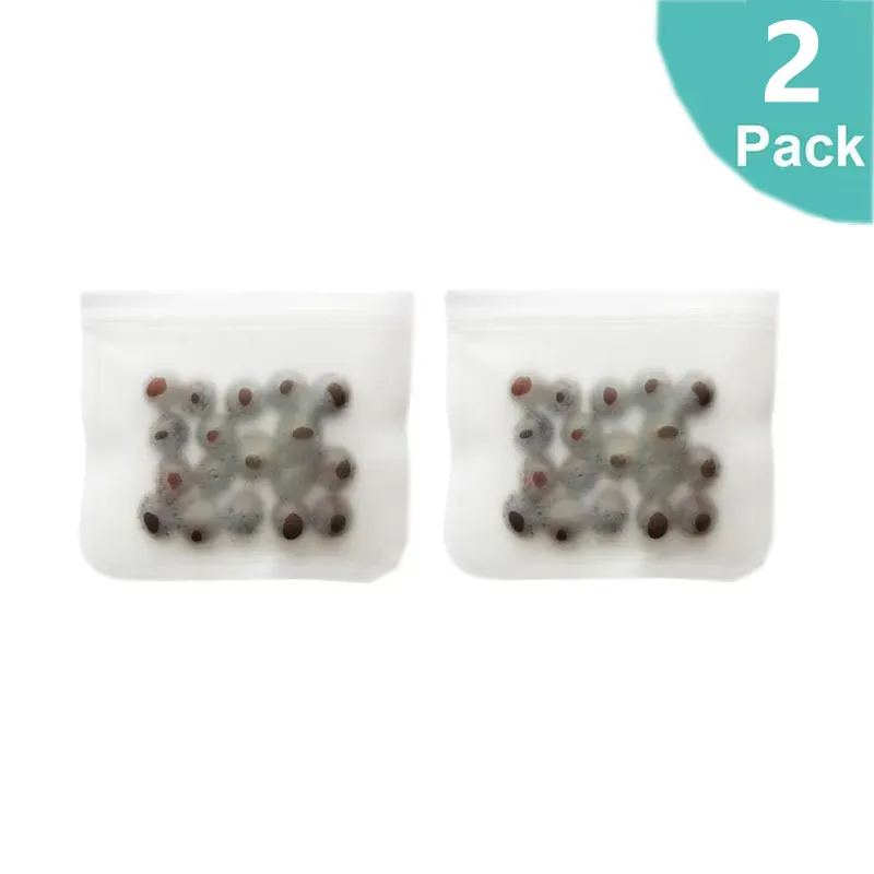 Sachets Silicone Réutilisables Anti-Fuite