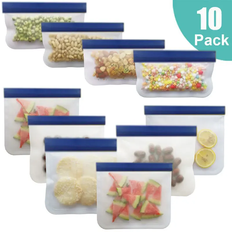Sachets Silicone Réutilisables Anti-Fuite