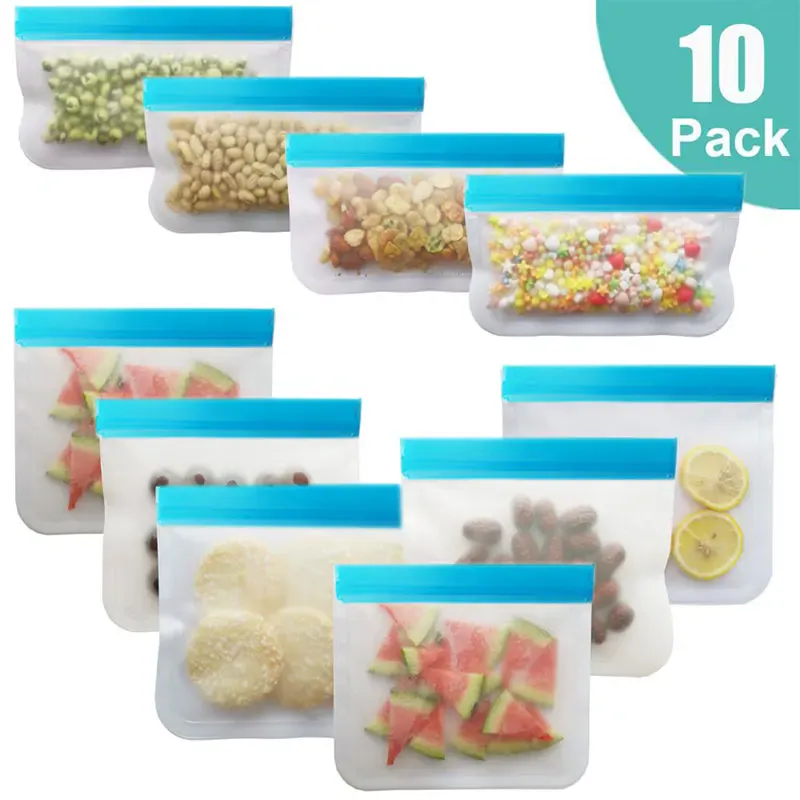 Sachets Silicone Réutilisables Anti-Fuite