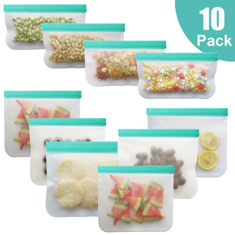 Sachets Silicone Réutilisables Anti-Fuite