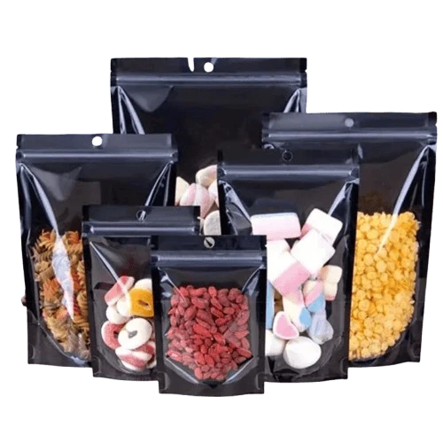 Sachets Kraft Réutilisables Lot de 100 pièces Transparent