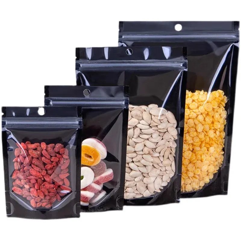 Sachets Kraft Réutilisables Lot de 100 pièces Transparent