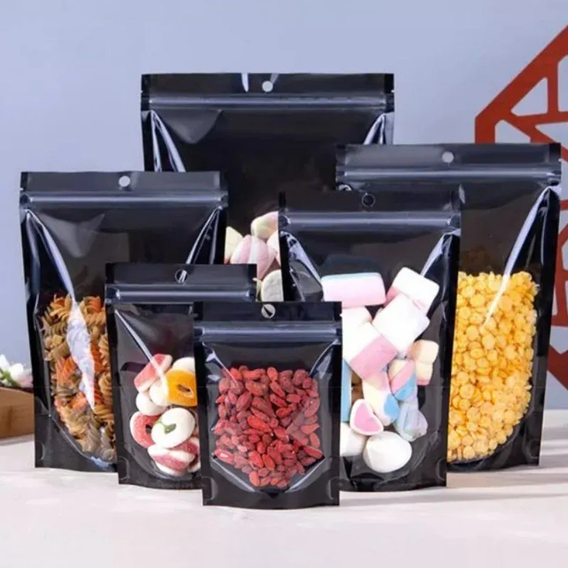 Sachets Kraft Réutilisables Lot de 100 pièces Transparent