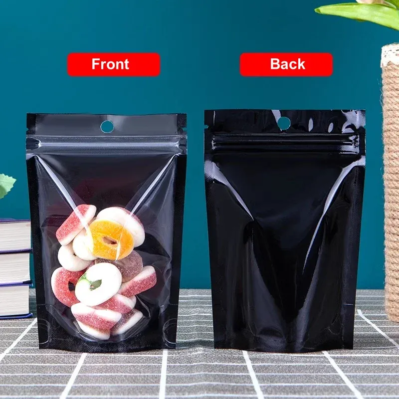 Sachets Kraft Réutilisables Lot de 100 pièces Transparent