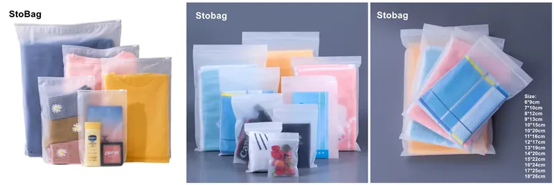 Sachets Kraft Réutilisables Lot de 100 pièces Transparent