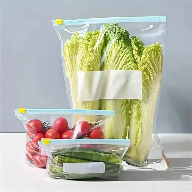 Sachets Zip Alimentaires Réutilisables Hermétiques - Lot de 12 pièces