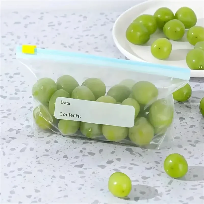 Sachets Zip Alimentaires Réutilisables Hermétiques - Lot de 12 pièces