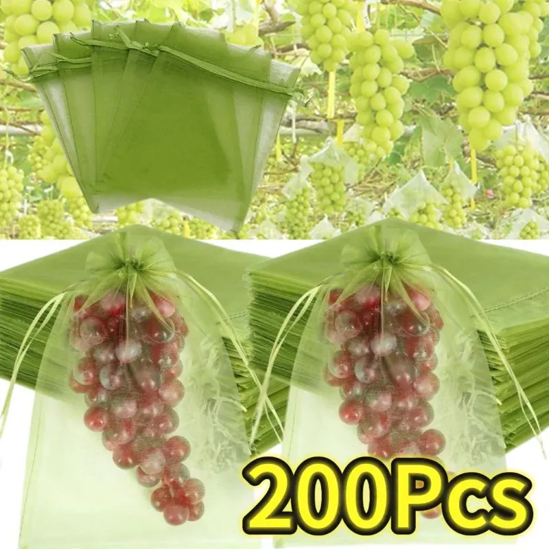 Sacs Filet Réutilisables en Organza – Protection Fruits, Raisin & Oiseaux