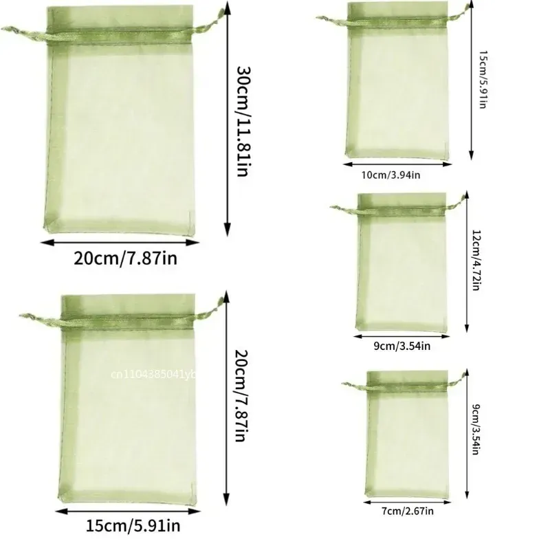 Sacs Filet Réutilisables en Organza – Protection Fruits, Raisin & Oiseaux