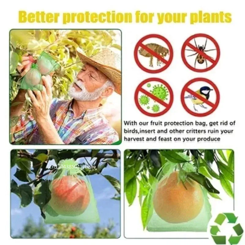 Sacs Filet Réutilisables en Organza – Protection Fruits, Raisin & Oiseaux