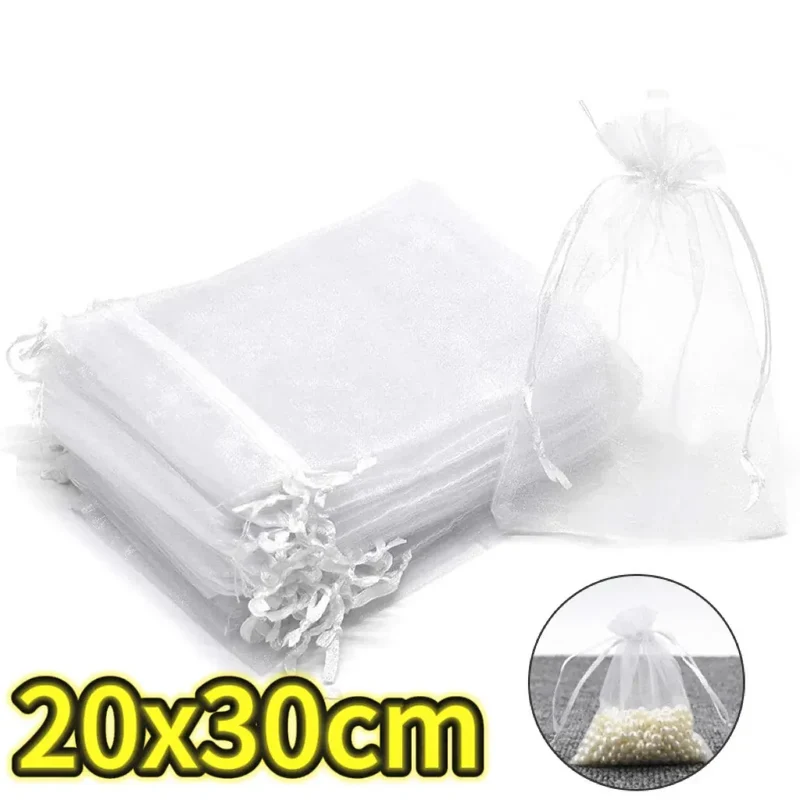 Sacs Filet Réutilisables en Organza – Protection Fruits, Raisin & Oiseaux