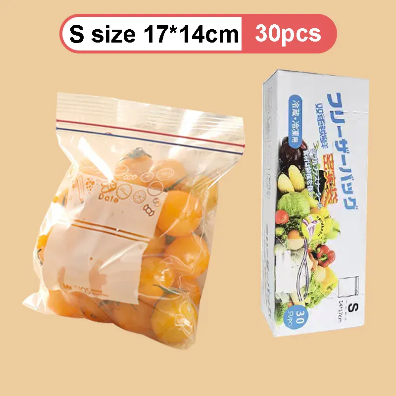Sachets Zip Alimentaires Hermétiques Réutilisables - Lot de 15 à 30