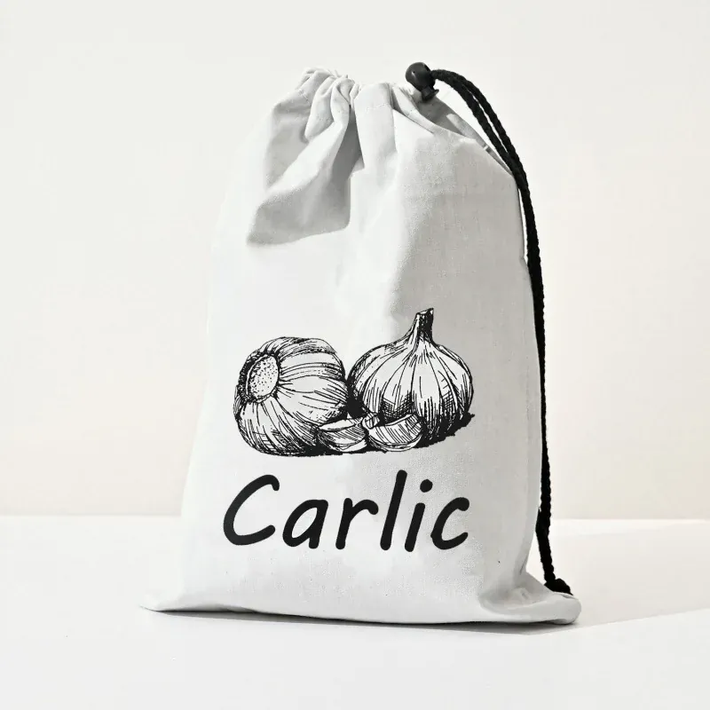 Sacs Conservation Légumes 30x40cm - Lot de 3 avec Cordon de Serrage