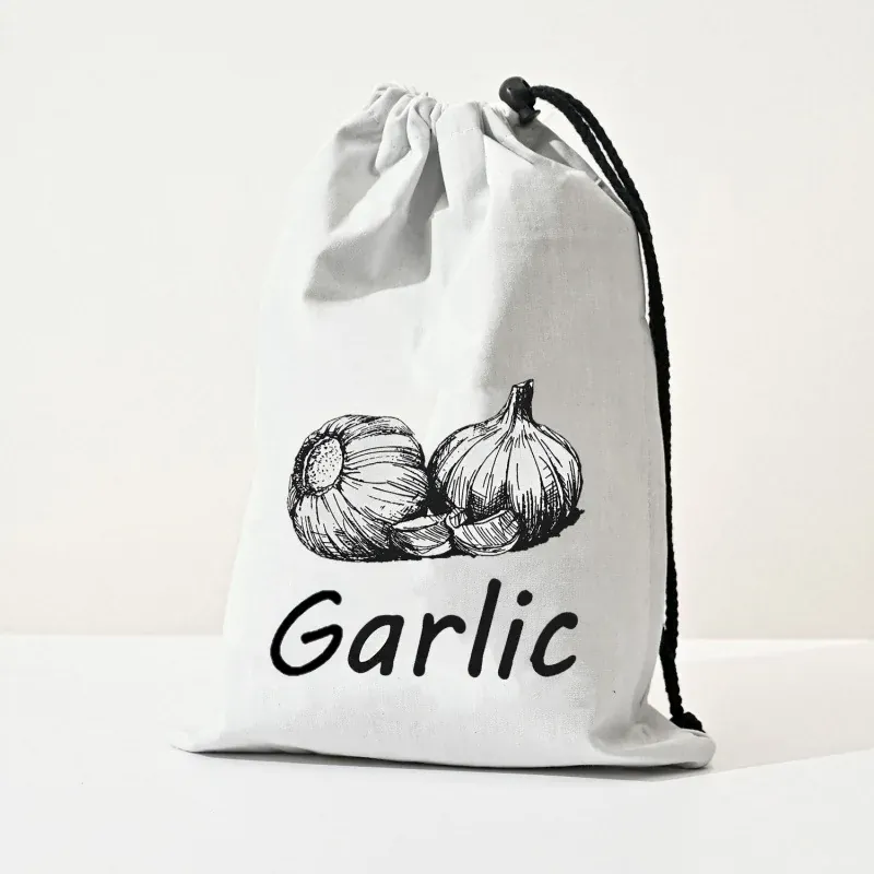 Sacs Conservation Légumes 30x40cm - Lot de 3 avec Cordon de Serrage