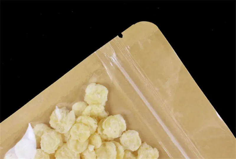 Sachets Kraft avec Fenêtre Transparente - Lots de 50