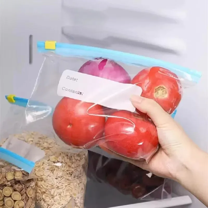 Sachets Zip Alimentaires Réutilisables - Lot de 60 pièces Anti-Fuite