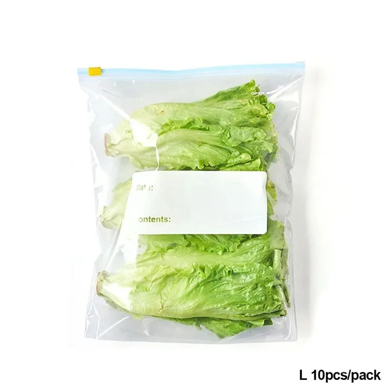 Sachets Zip Alimentaires Réutilisables - Lot de 60 pièces Anti-Fuite