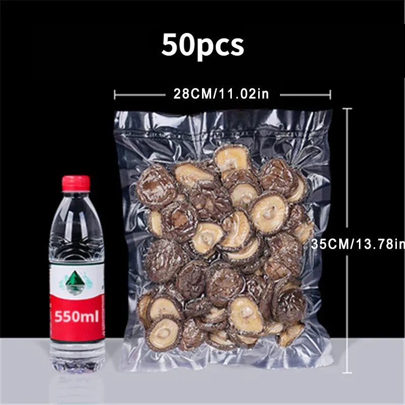 Sacs Sous Vide Réutilisables Hermétiques - Lot de 50 Pièces