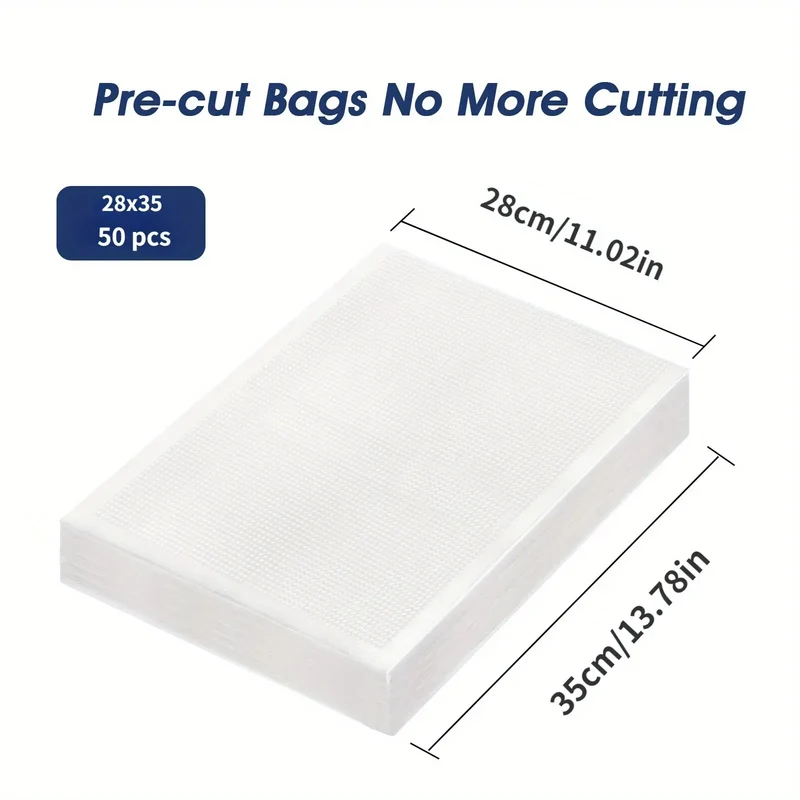 Sacs Sous Vide Réutilisables Hermétiques - Lot de 50 Pièces