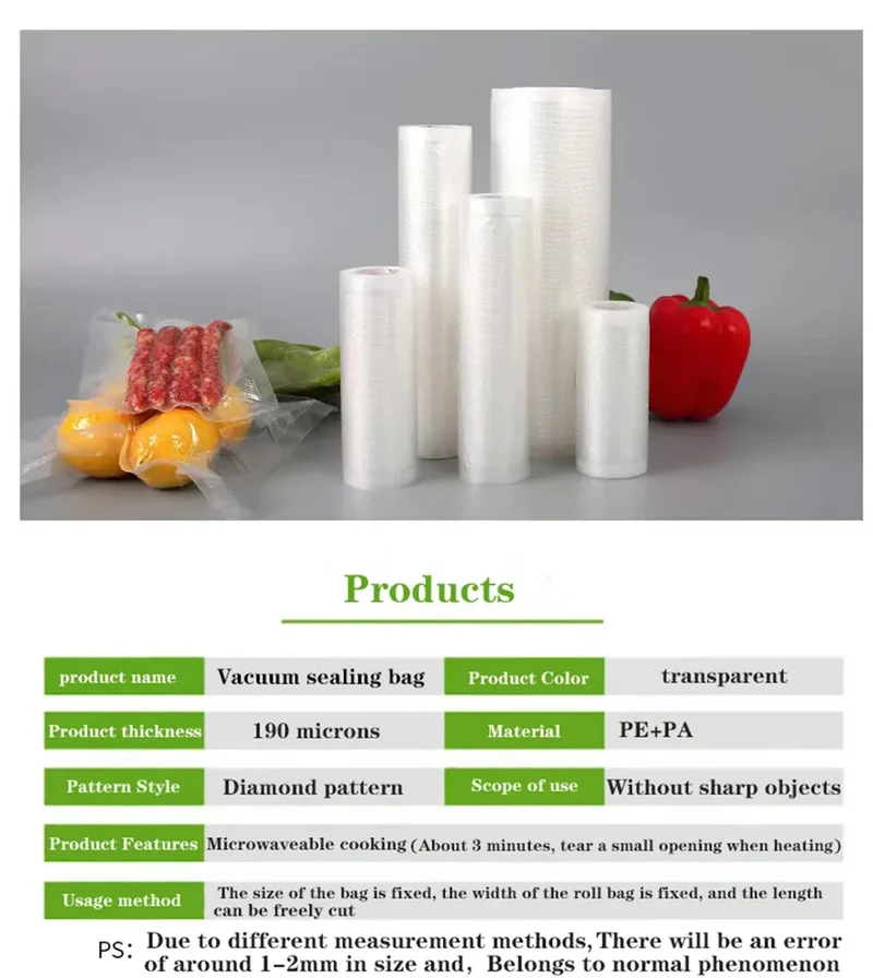 Sacs Sous Vide Réutilisables BPA Free - Lot de 50 Pièces