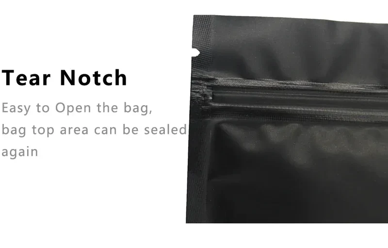 Sachets Zip Alimentaires Hermétiques - Lot de 50 en Aluminum